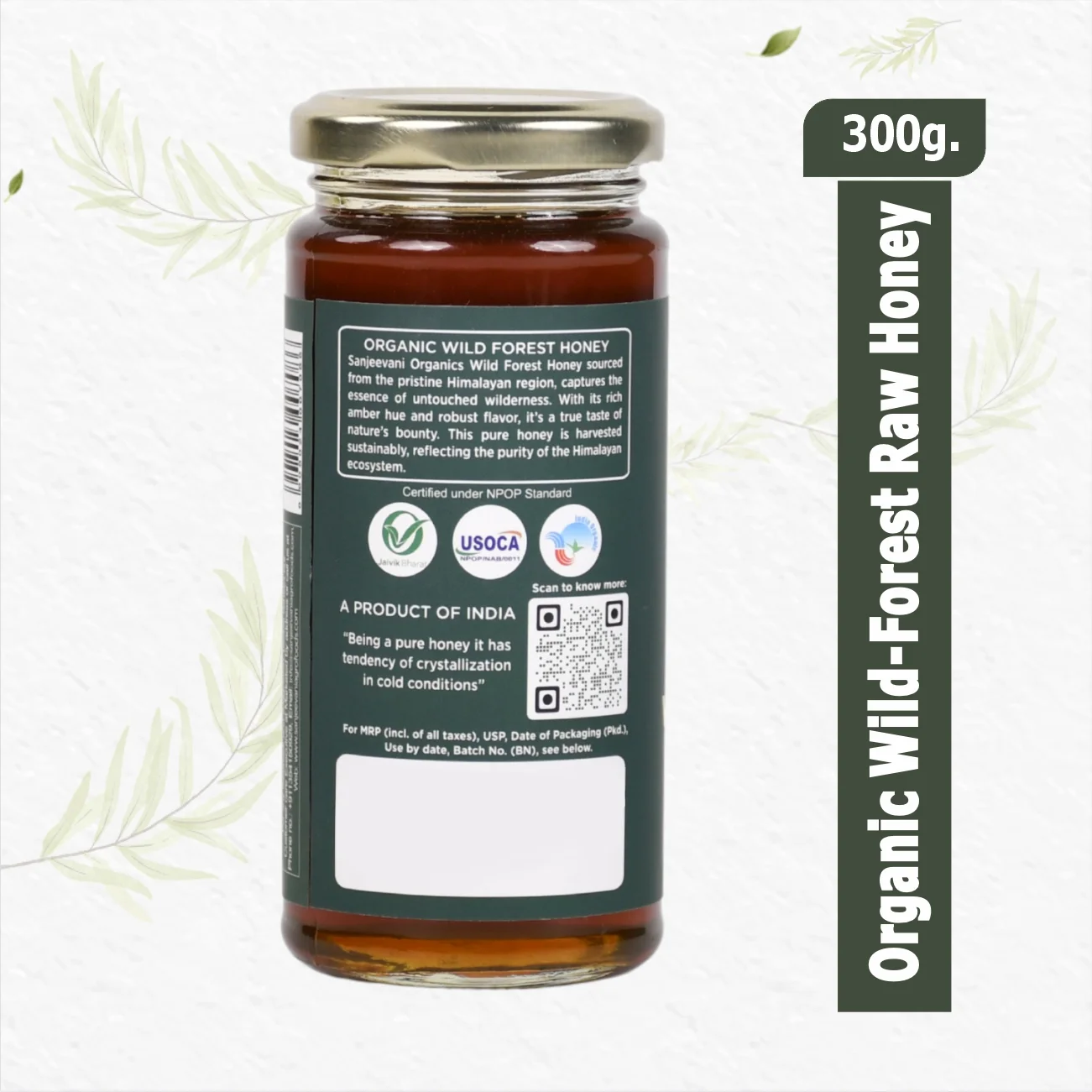 Organic Wild Forest Raw Honey-Sanjeevani Organics