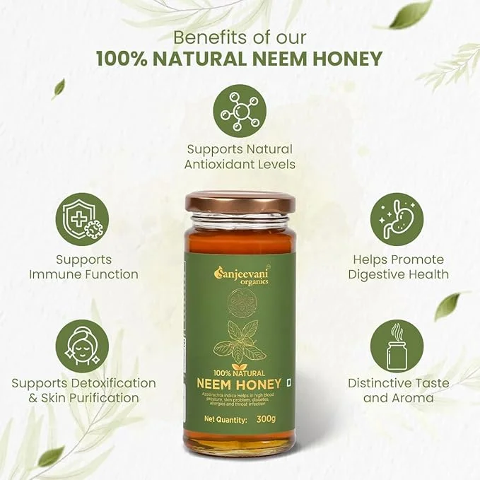 Natural Neem Honey-Sanjeevani Organics