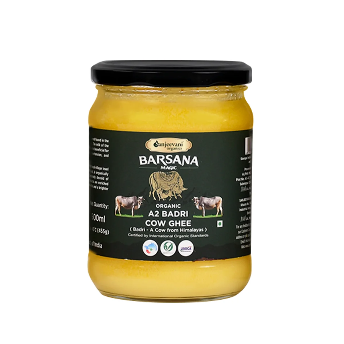 a2 badri cow ghee-Sanjeevani Organics