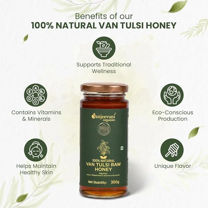 Natural Van Tulsi Honey-Sanjeevani Organics