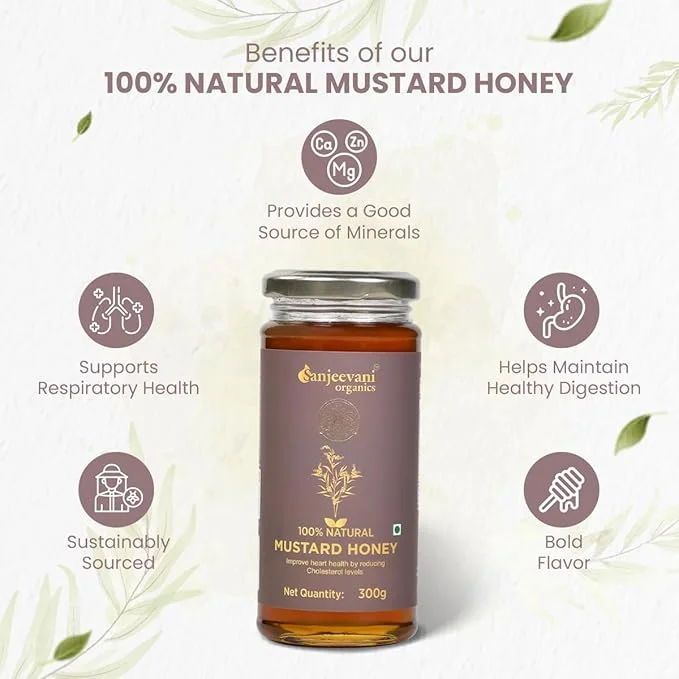 Natural  Raw Mustard Honey-Sanjeevani