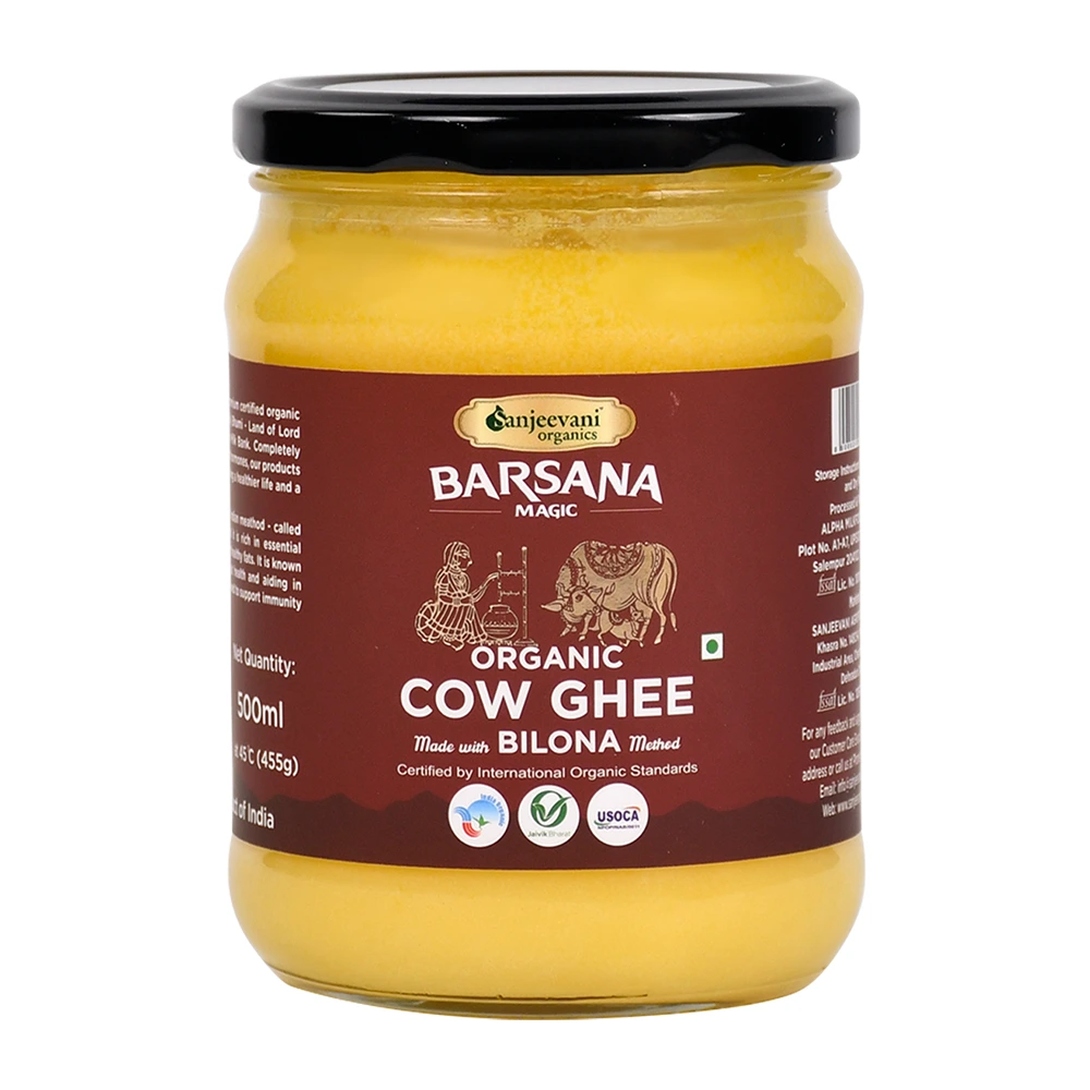 Organic Bilona cow ghee-Sanjeevani Organics